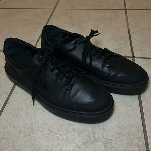 Luca Del Forte Black Leather Shoes for Men - Picture 7 of 8